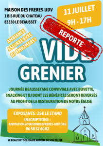 ATTENTION : EVENEMENT REPORTE